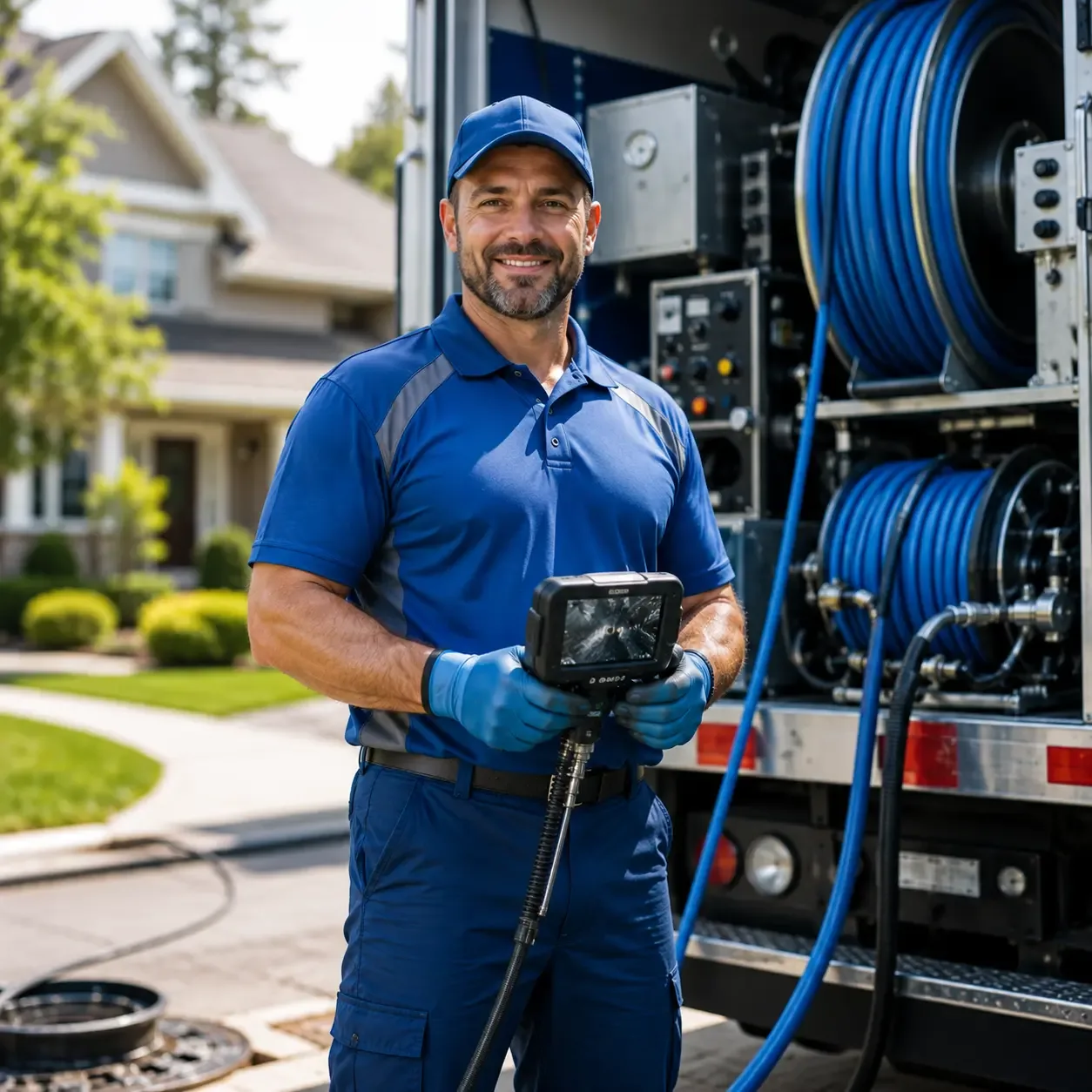 Local outdoor drain cleaning specialists in Burt Lake, MI